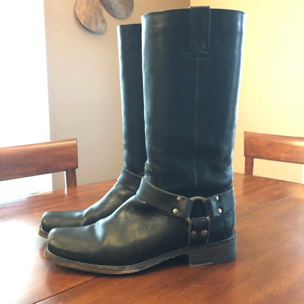 Frye Smith Harness Tall Boots